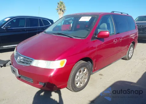 2003 Honda Odyssey Ex-L from USA, damaged, VIN 5FNRL189X3B097821